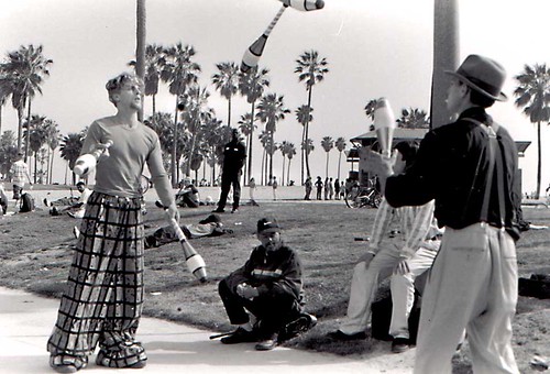 Jugglers in Venice Beach, CA