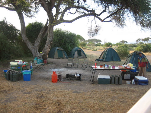 Africa Kenya Amboseli Camp