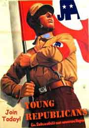 YOUNG REPUBLICANS: recruiting poster