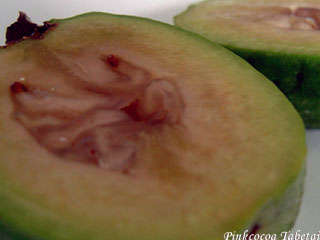 Feijoa - The Inside is pinkish!