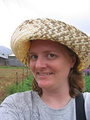 5me in hat in the chicken village