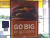 McDonald's: "Go big or go home"