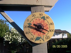 6:50 PM, and still 104 in my backyard