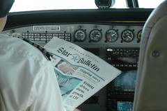 In-flight reading